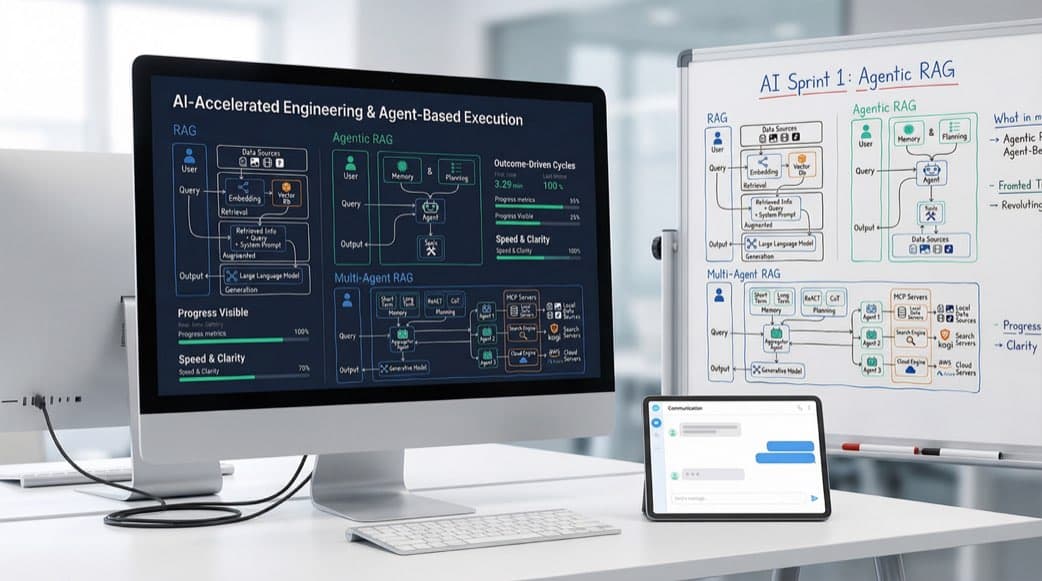 AI-accelerated engineering delivery - outcome-driven development cycles with agent-based execution